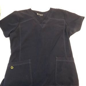 Navy Blue Wonderwink four stretch scrubs